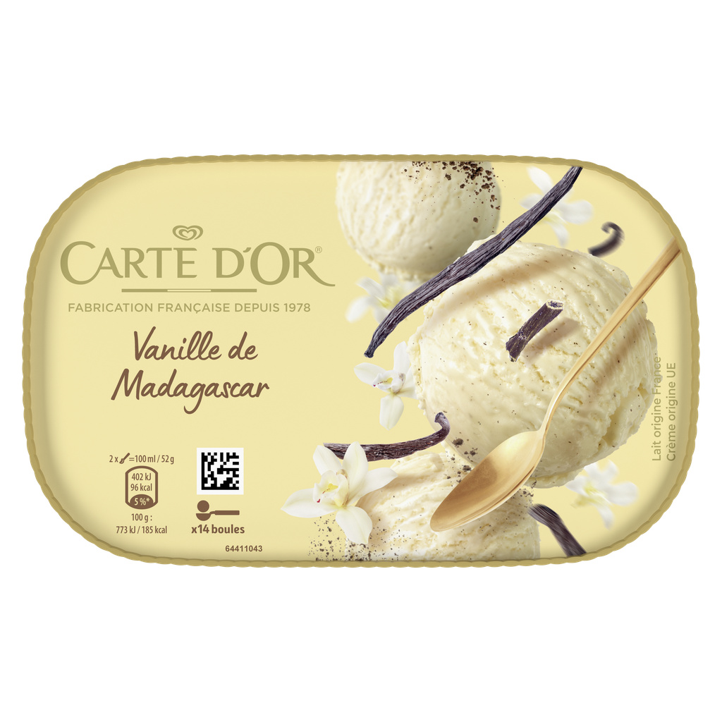 Carte D'Or Les Essentiels Vanilla Ice Cream 700ml