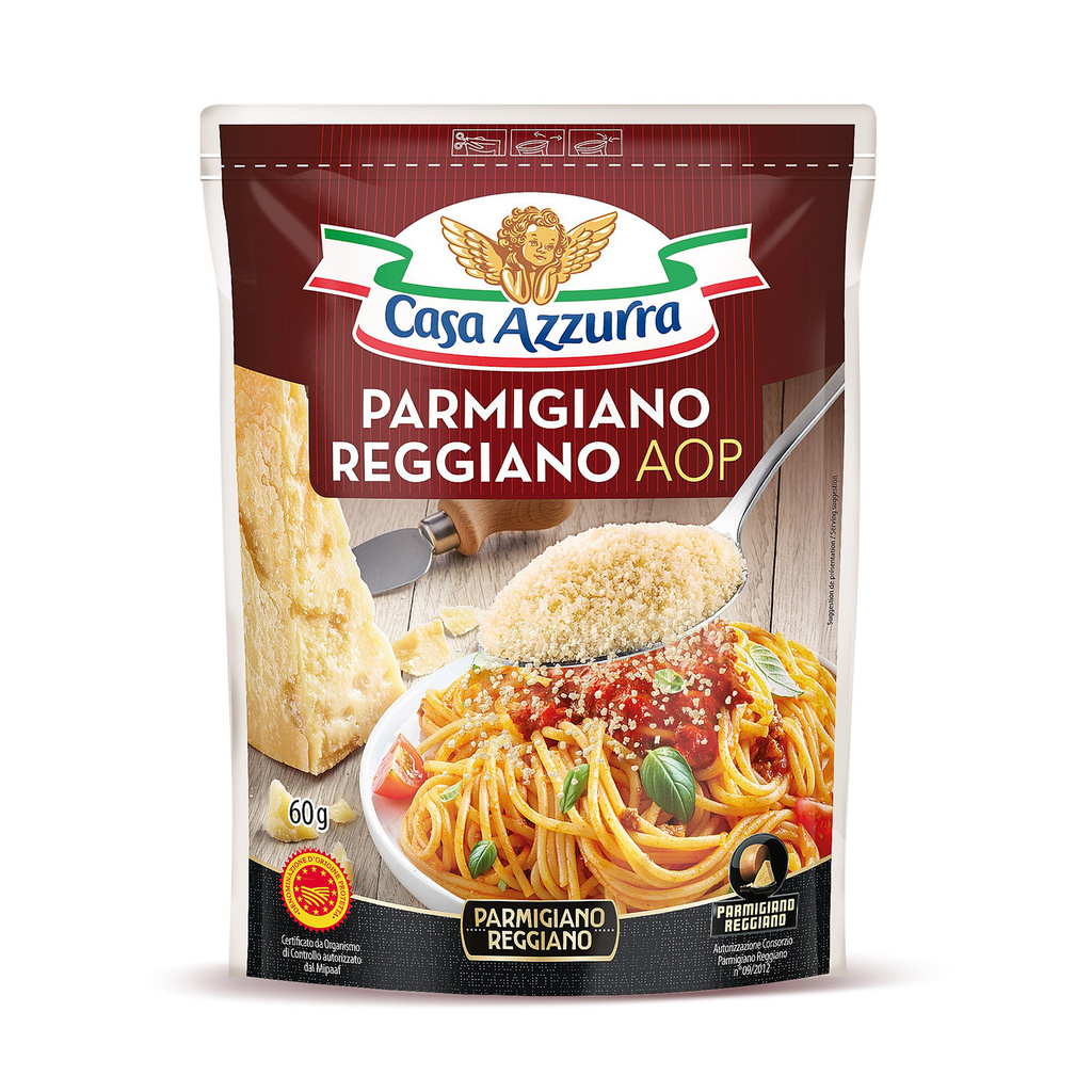 Parmigiano Reggiano AOP râpé 60g Casa Azzurra