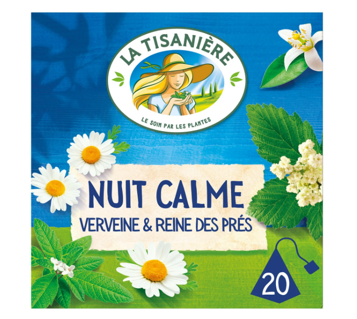 Infusion Nuit Calme Verveine La Tisanière 20 sachets