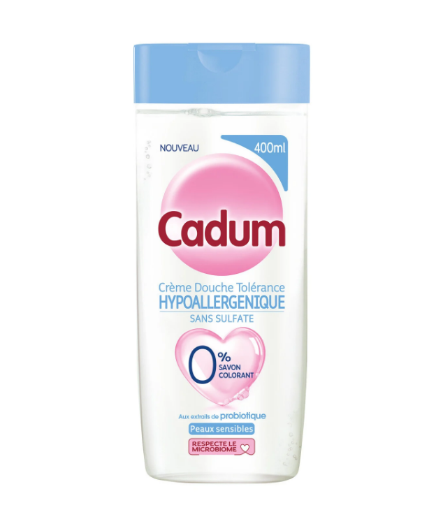 CADUM HYPOALLERGENIC PROBIOTIC SHOWER GEL 400ML