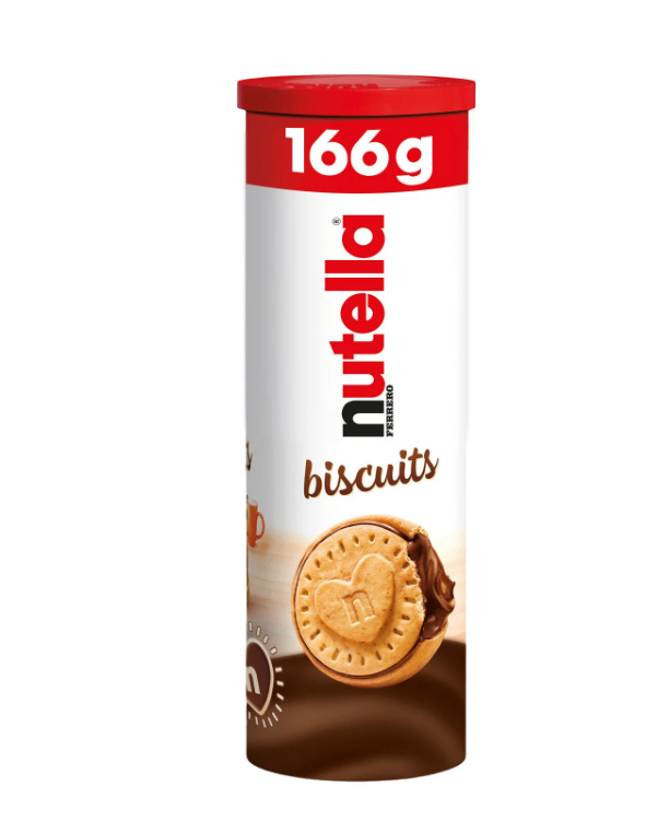  Biscuits Nutella 
x12 biscuits fourrés - 166g


