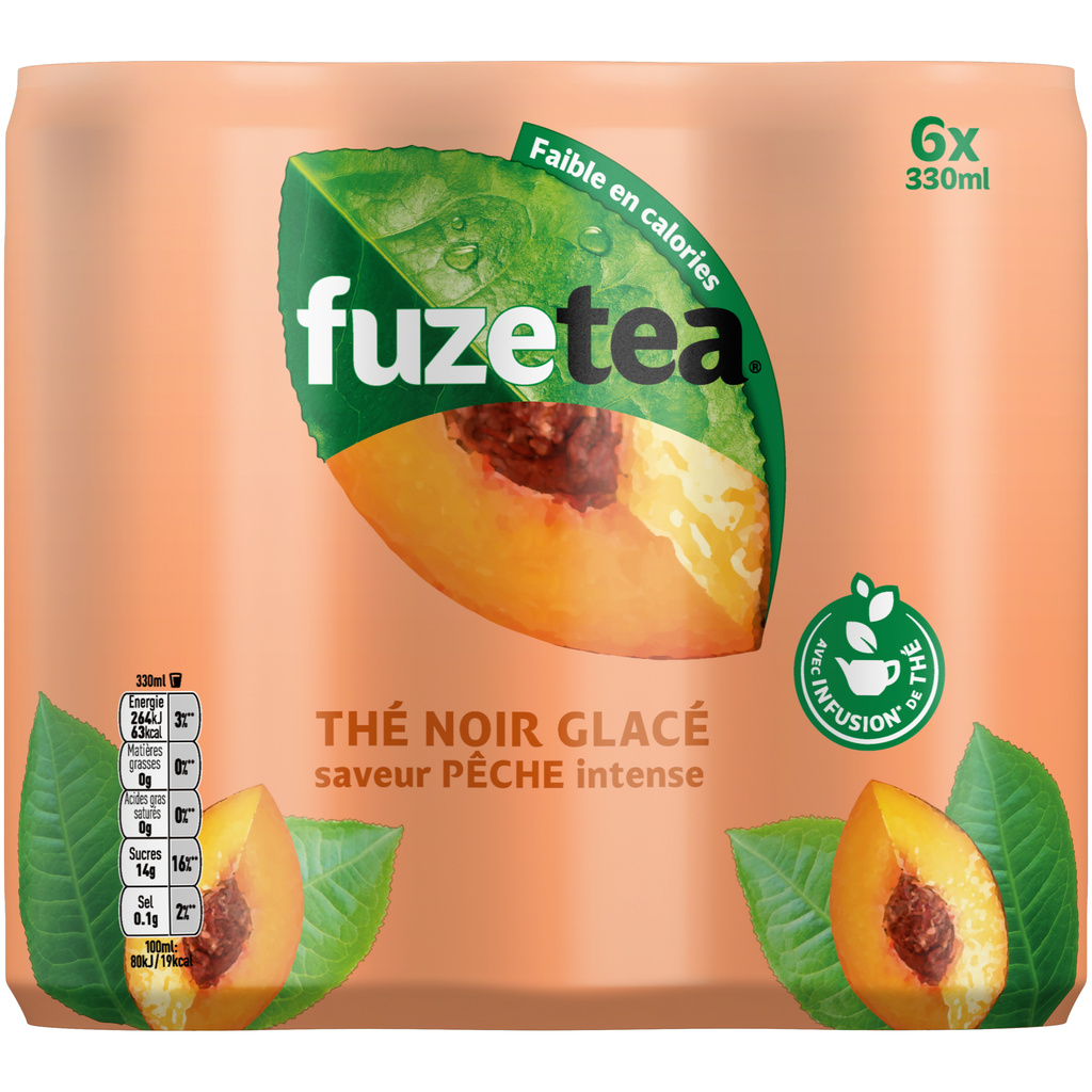 Fuzetea Peach 33cl Pack of 6