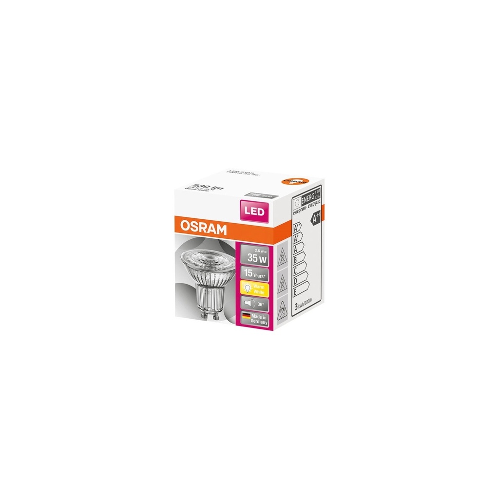 LED SPOT 2.6W GU10 CHAUD