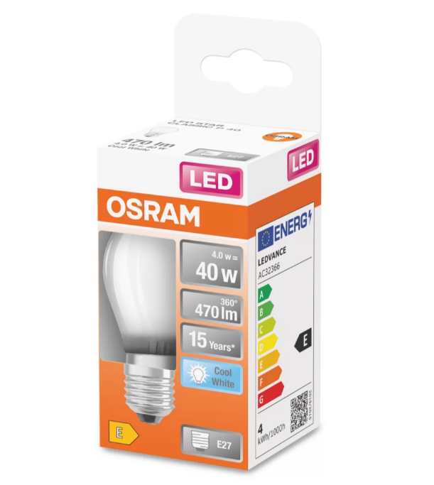 LED Bulb SPHE.DEP.4W E27 Cool White