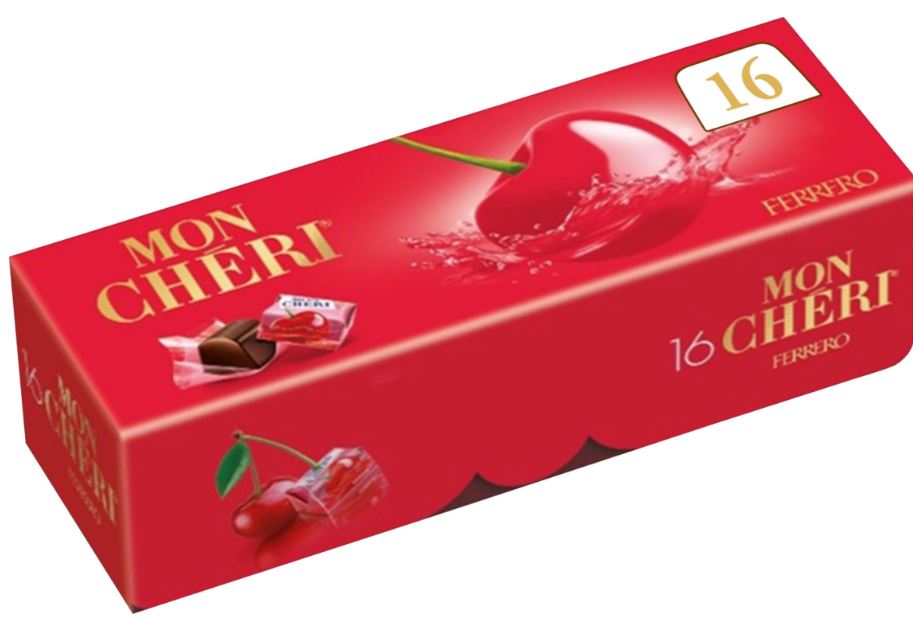 Bouchées Mon Chéri Liqueur cerise x16 - 168g