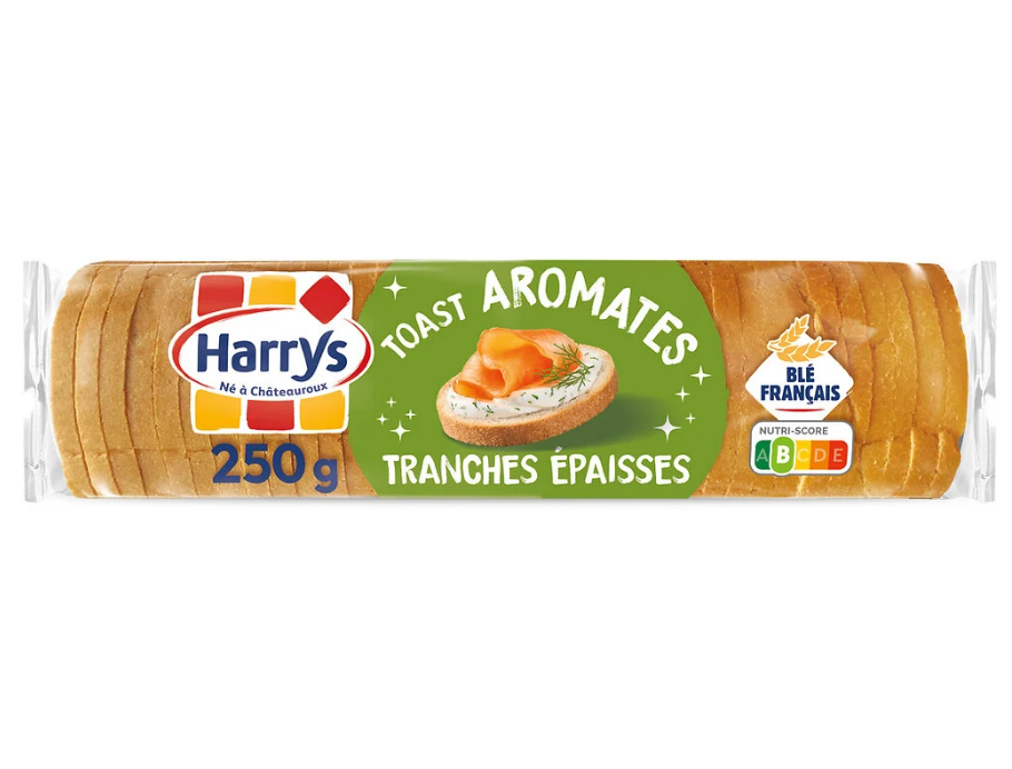 TOAST BRIOCHE TRCH EPAIS 250G