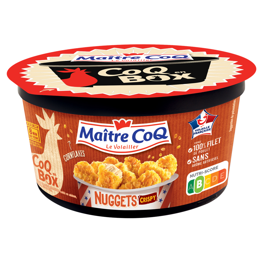 Crispy Chicken Fillet Nuggets in Box 380g Maître CoQ
