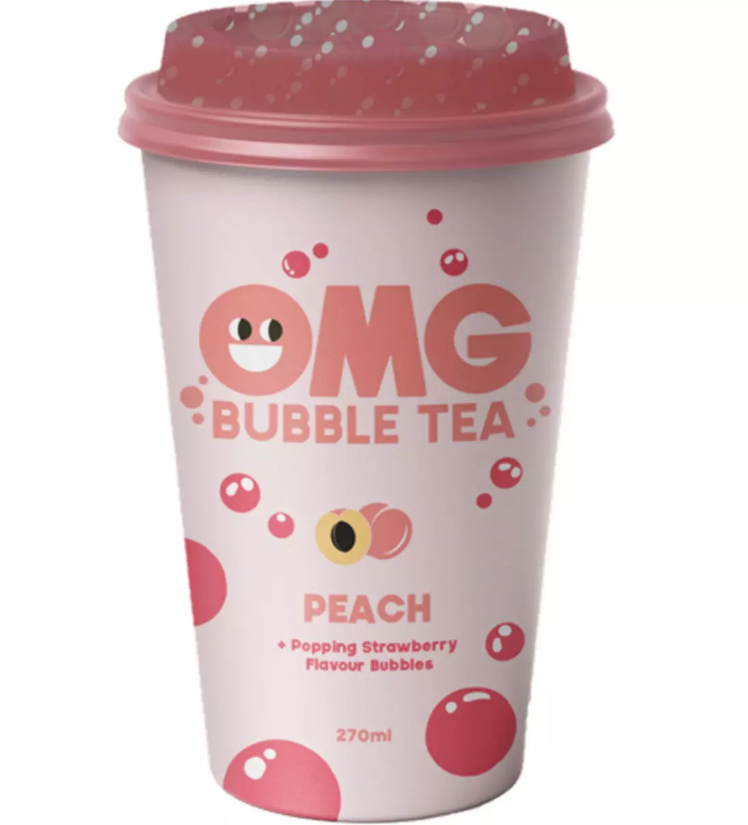 BLACK BUBBLE TEA DRINK - OMG 