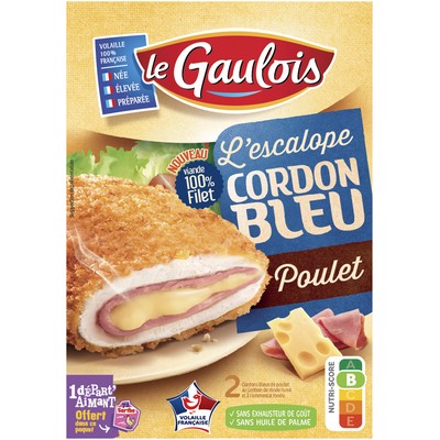 Le Gaulois Chicken Cordon Bleu, Pack of 2 (200 g)