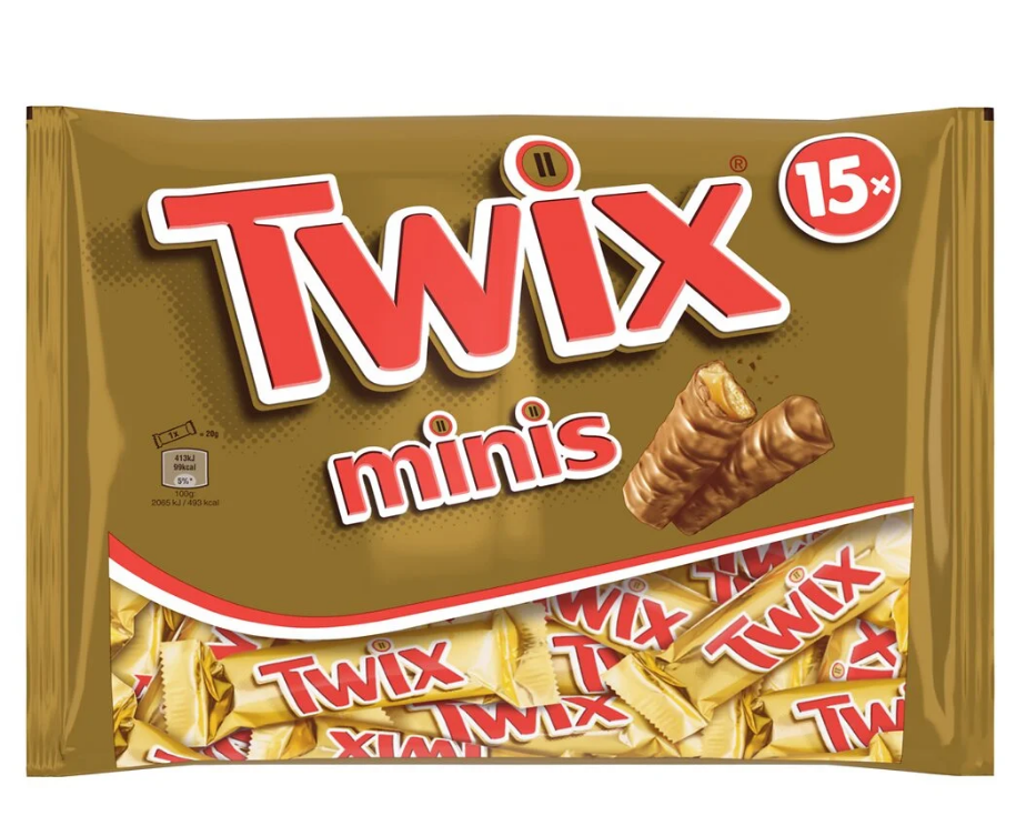 TWIX® minis 333g, carton de 24