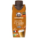 Boisson lactée au café - Latté de l'Ours goût spéculoos stérilisée UHT - Candia Columbus - brique 25cl