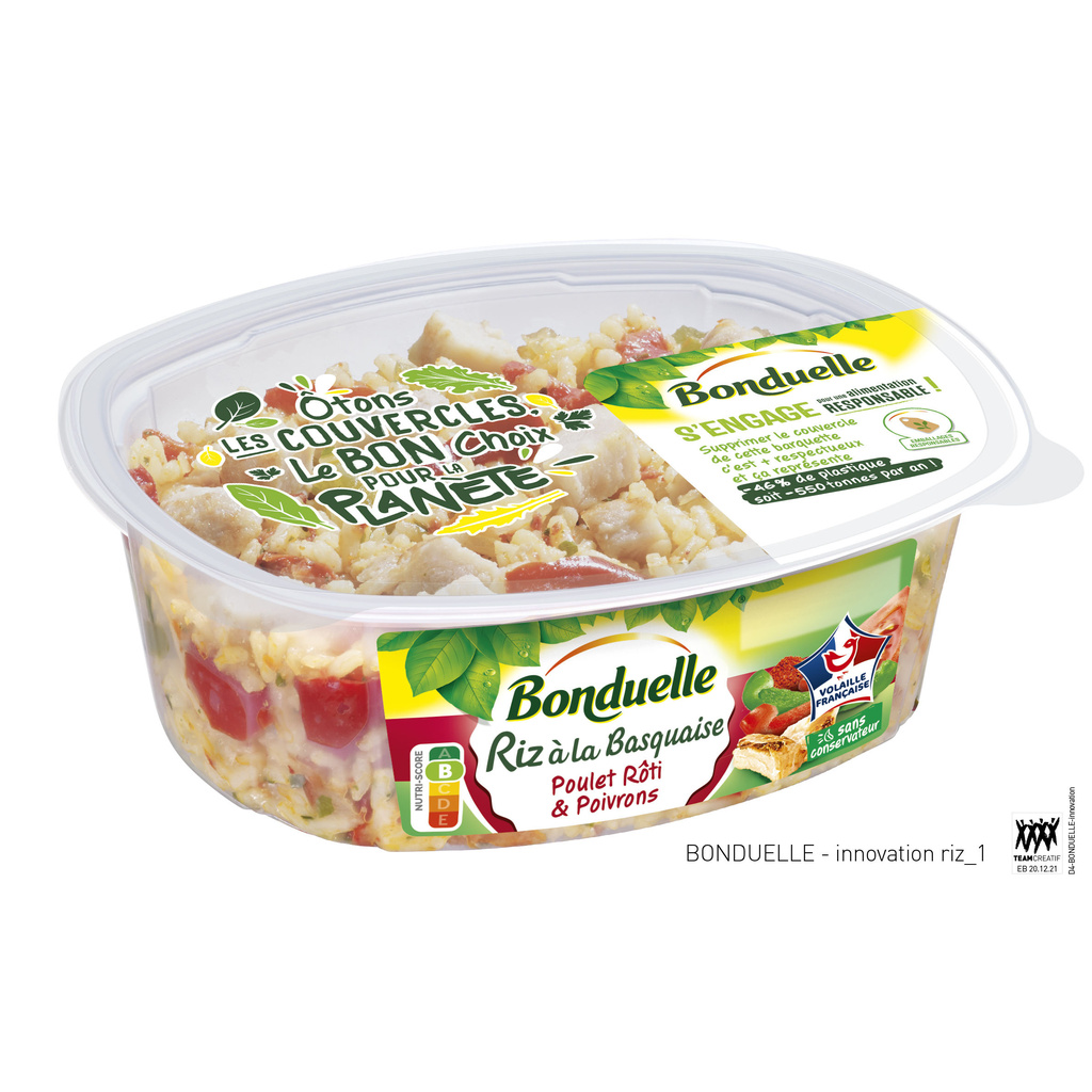 Salade Bonduelle riz à la basquaise   300g