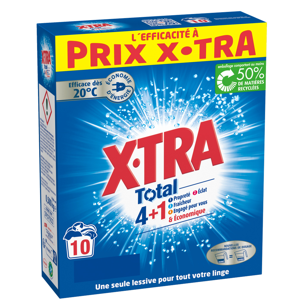 XTRA TOTAL LAUNDRY POWDER 10M