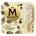 Magnum Glace Bâtonnet Chocolat Blanc & Cookie 3x90ml