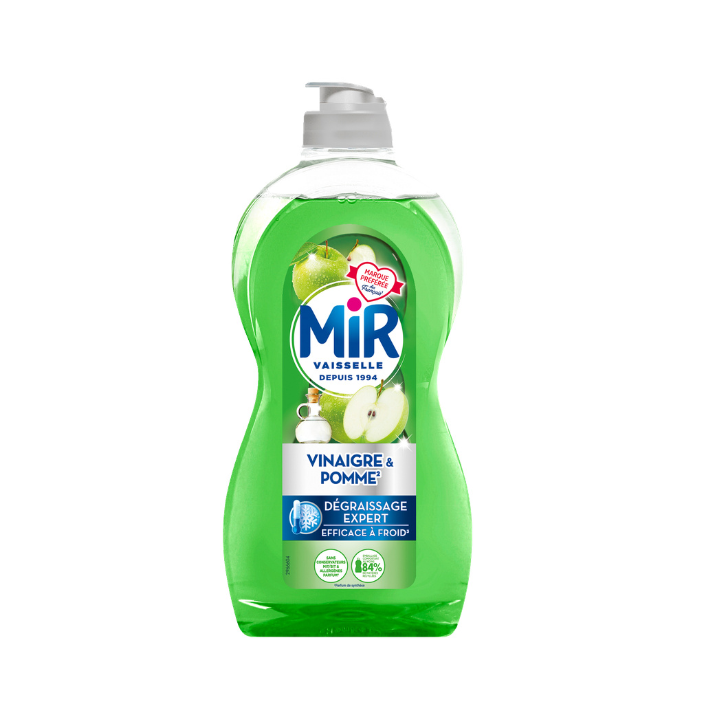 Mir Dishwashing Liquid Vinegar & Apple 450ml