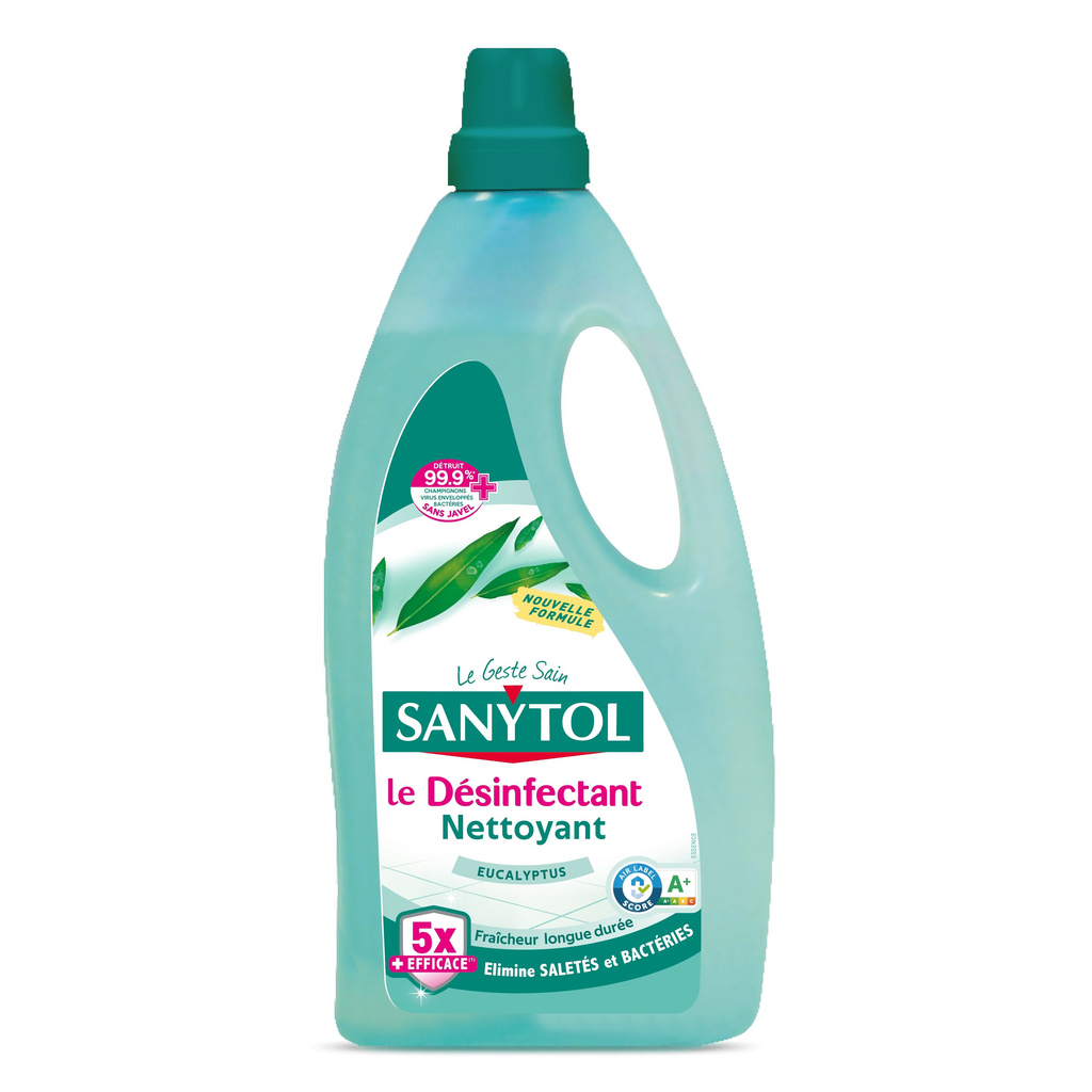 LE DESINFECTANT NETTOYANT MULTI-SURFACES EUCALYPTUS SANYTOL 1L