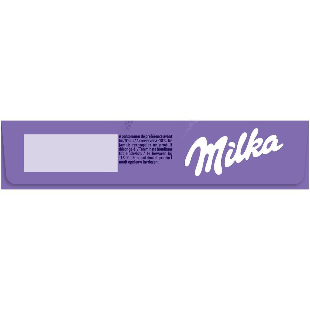 MILKA Bâtonnets Vanille, Chocolat x4