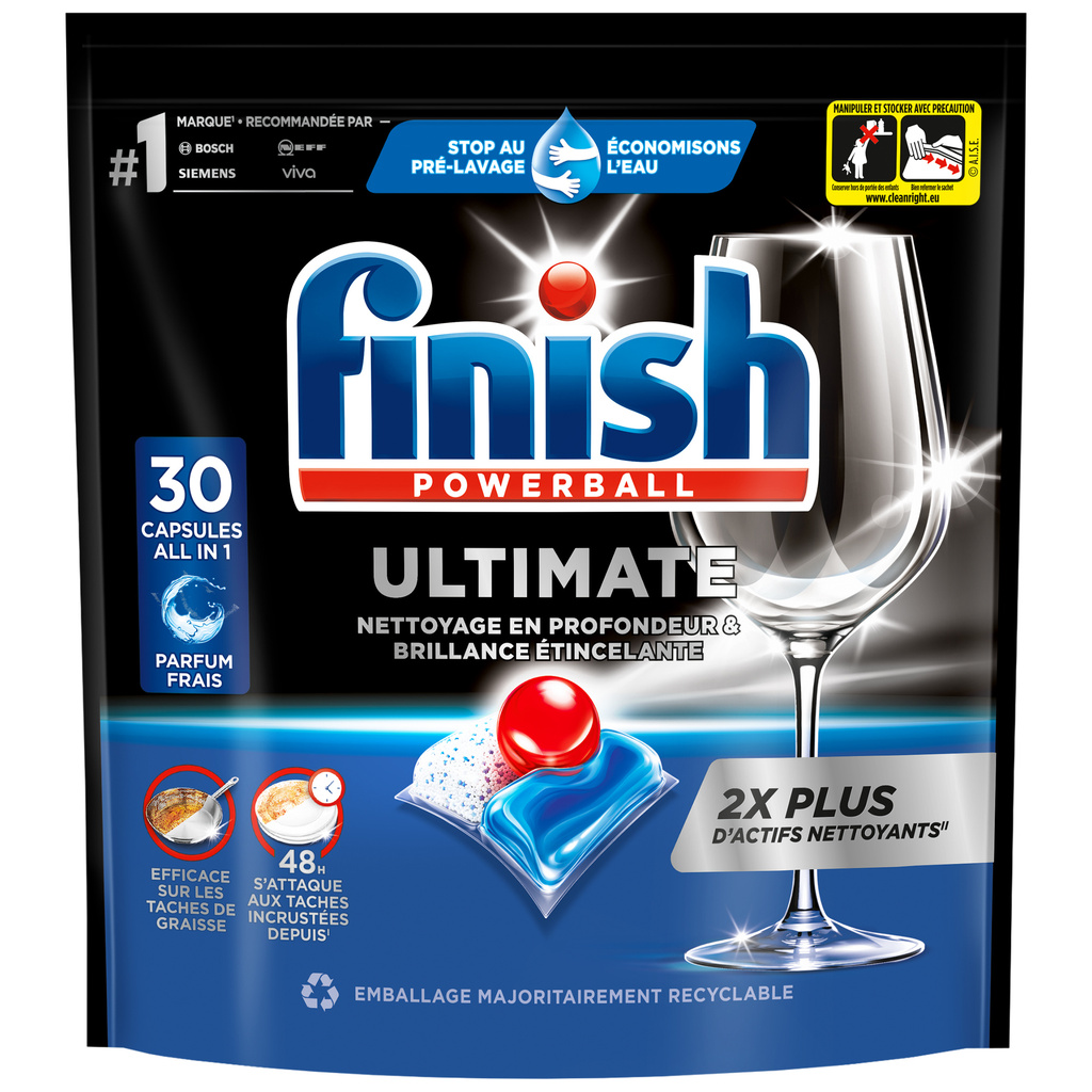 YEUF ULTIMATE0 Capsules Lave-Vaisselle x30