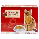Belle France Sliced Meat Cat Food in Sauce Pouches 12 x 100g
