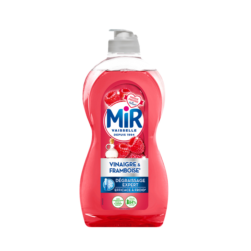 Mir Dishwashing Liquid Vinegar & Raspberry 450ml