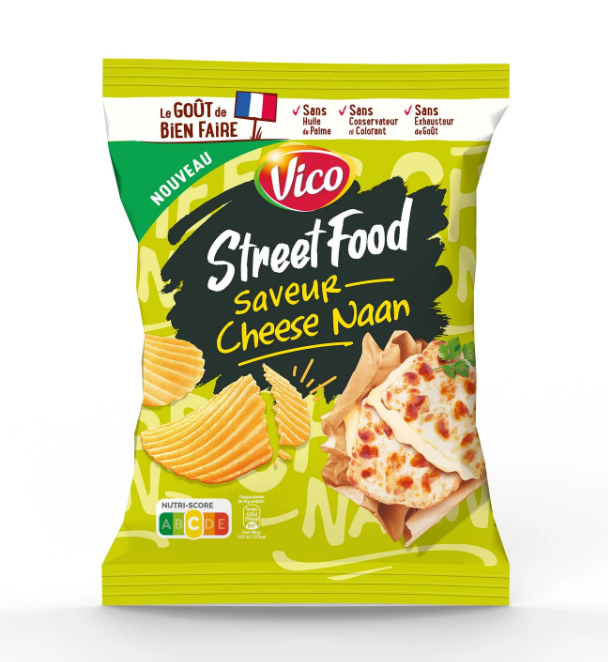 POTATO CHIPS STREET FOOD CHEESE 120G