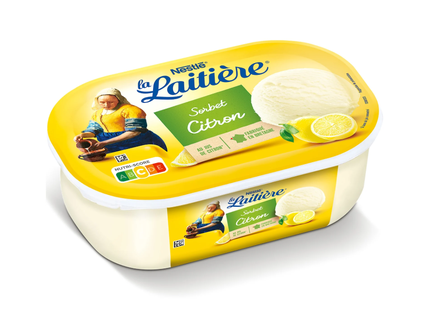 900ml Lemon Tub La Laitière