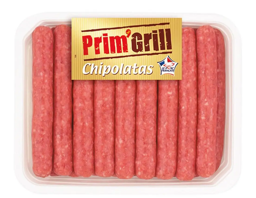 Chipolatas x18 GV/NF ECO