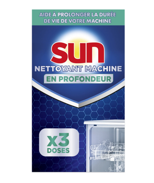 Sun Classic Dishwasher Cleaner 3 Doses