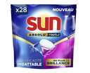 Sun Capsules Lave-Vaisselle Tout en 1 Absolu Brillance 28 Lavages