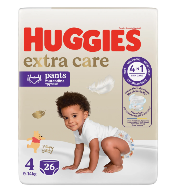 Huggies Extra Care Nappies Size 4 
