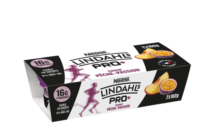 LINDAHLS PRO+ PEACH PASSION FRUIT 2X160G