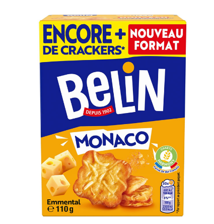 Belin Monaco Emmental Crackers 110g