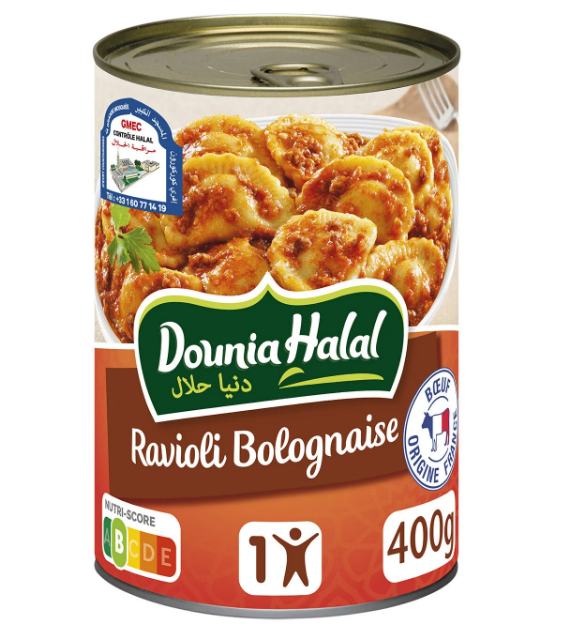 RAVIOLI BOLOGNAISE 1/2 400G