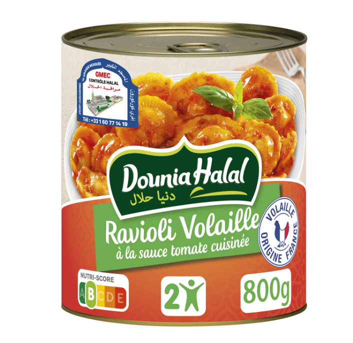 Cooked Chicken & Tomme Ravioli 800g