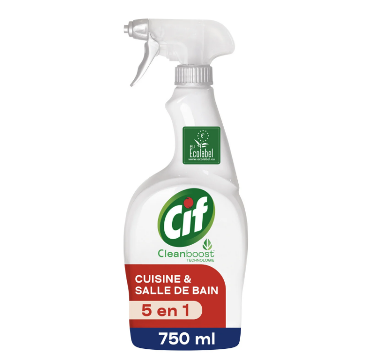MULTI-PURPOSE CLEANING SPRAY FOR KITCHEN & BATHROOM 750ML CIF
