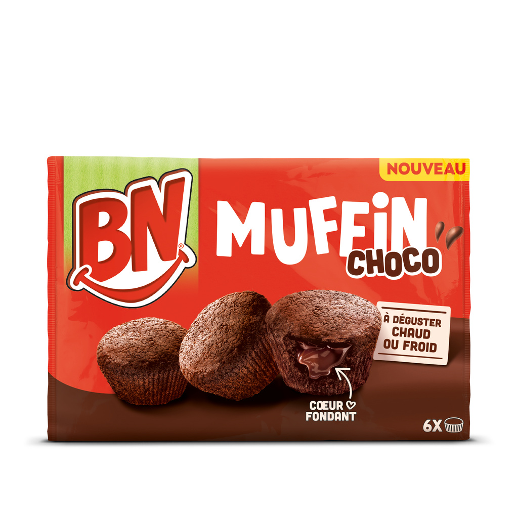 BN MOELLEUX MUFFIN CHOCO 162G