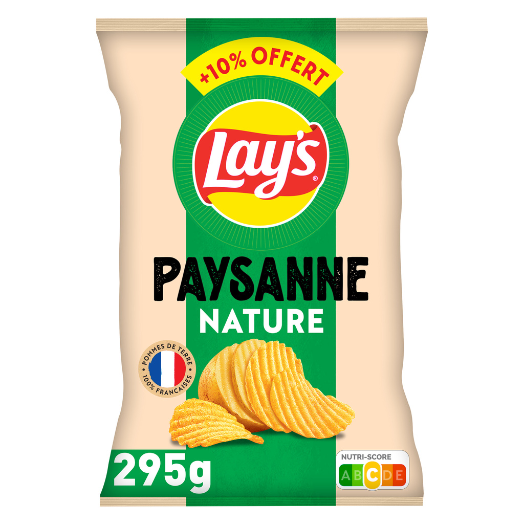 Lay's Country Style Natural 295g + 10% Free