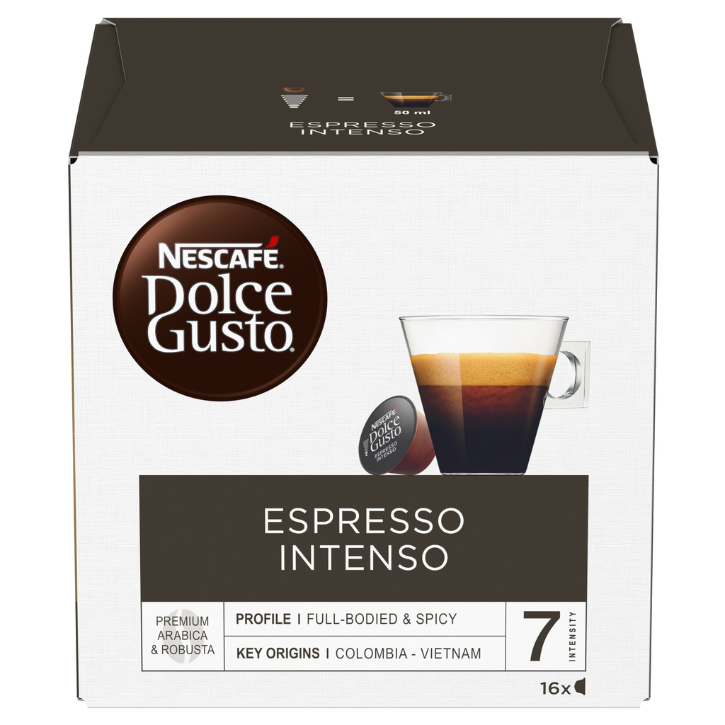 NESCAFÉ DOLCE GUSTO Espresso Intenso Capsules 16-Pack