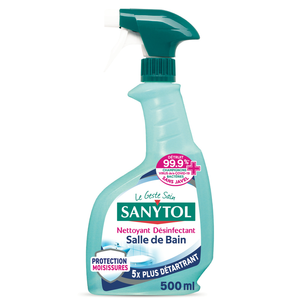 DESINFECTANT DETARTRANT SALLE DE BAINS SANYTOL 500ML