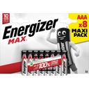 ENR Max 8 AAA batteries
