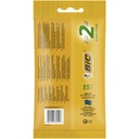 BIC 2 Sensitive Disposable Razors for Men - Pack of 10+5