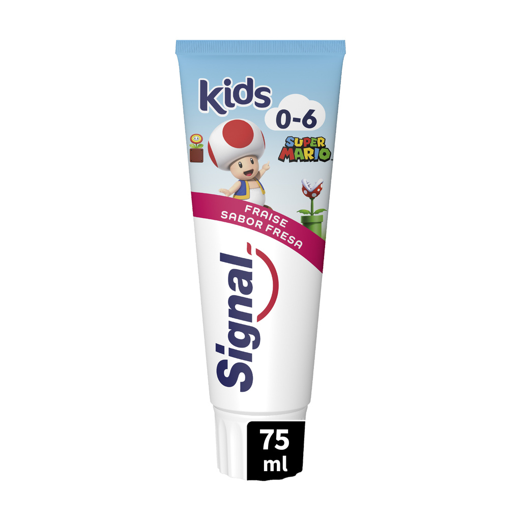 Signal Kid Mario Toothpaste 0-6 Years