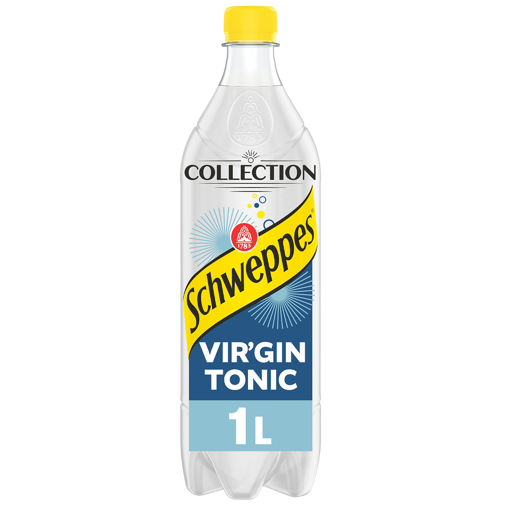 SCHWEPPES LEMON TONIC COCKTAIL PET 1L