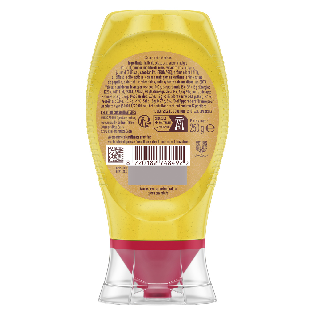 Amora Cheeseburger Sauce Squeezy Bottle 250ml