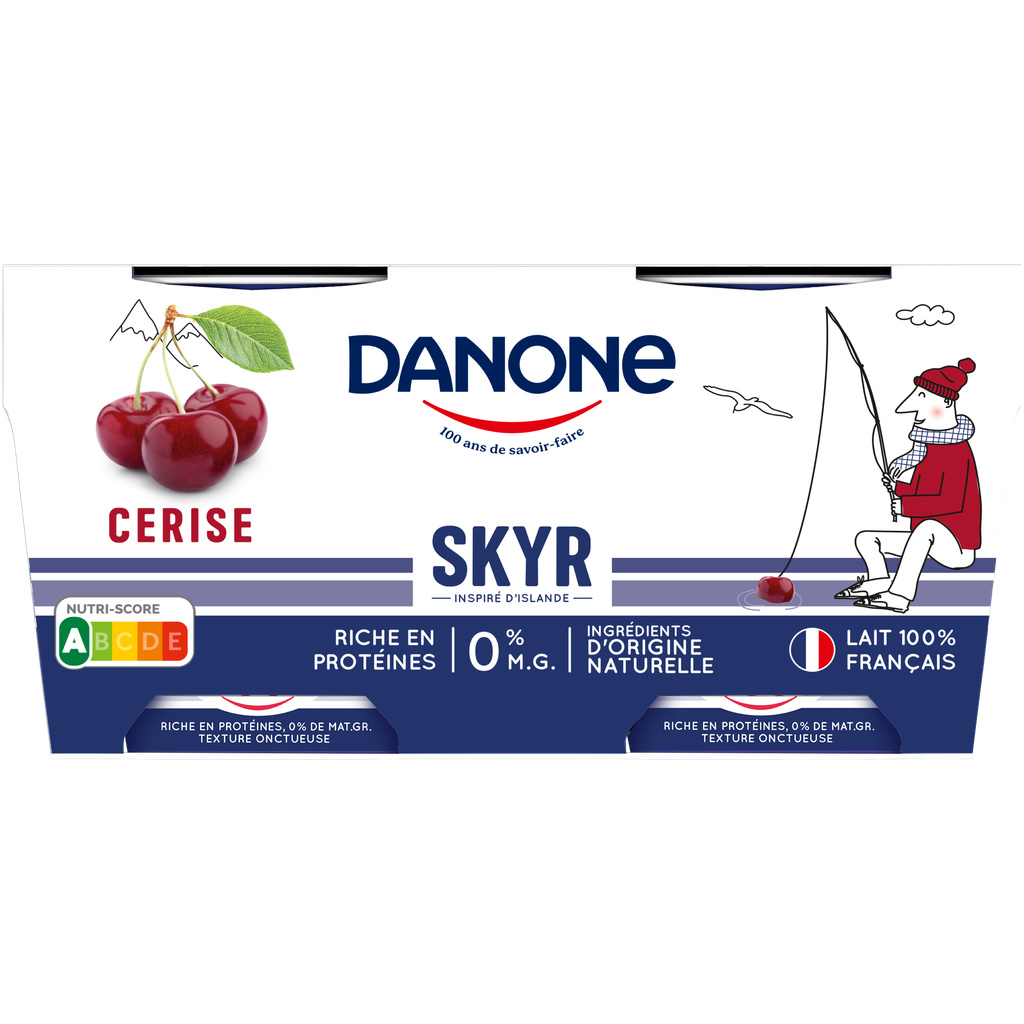 DANONE SKYR CHERRY 140GX2