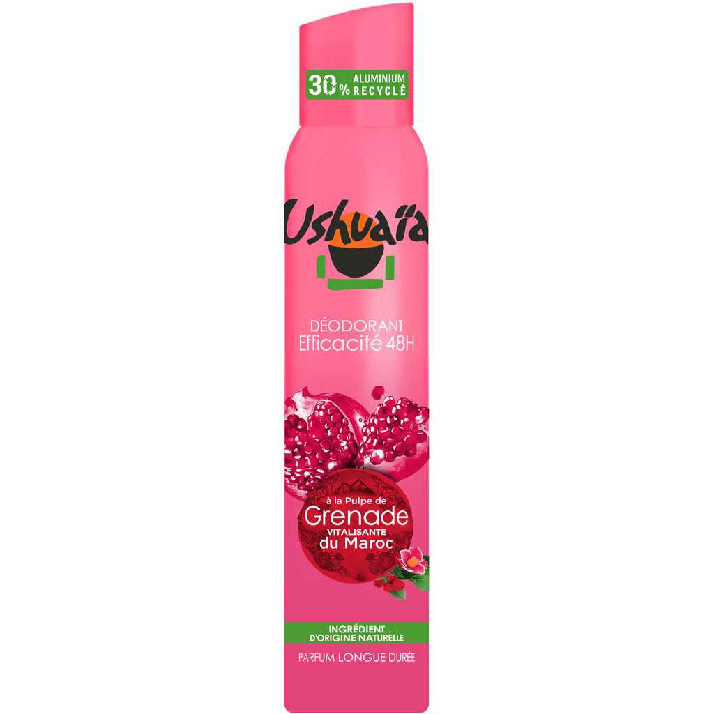 Ushuaia Women's Deodorant Energising Pomegranate Aerosol 200ml