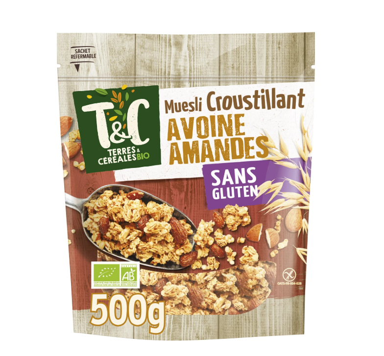 MUESLI AVOINE 500G BIO TC
