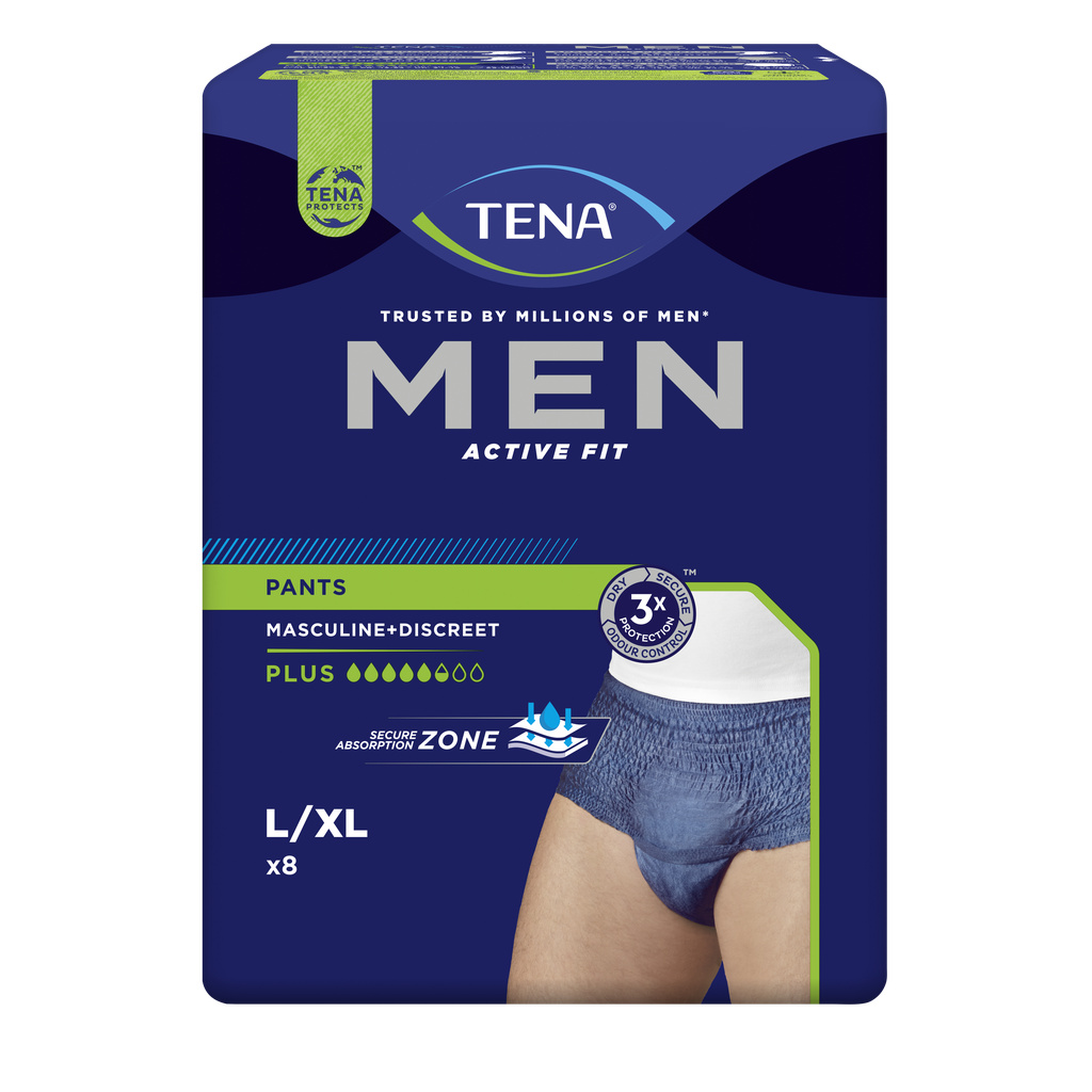 TENA Men Active Fit Pants Plus L/XL x8