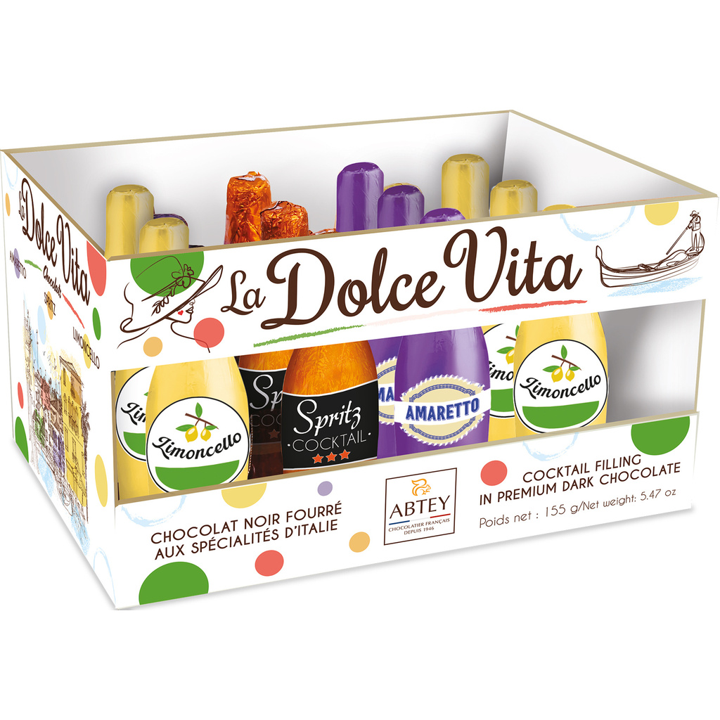 La Dolce Vita Crate – 12 Assorted Liqueur Bottles 155g