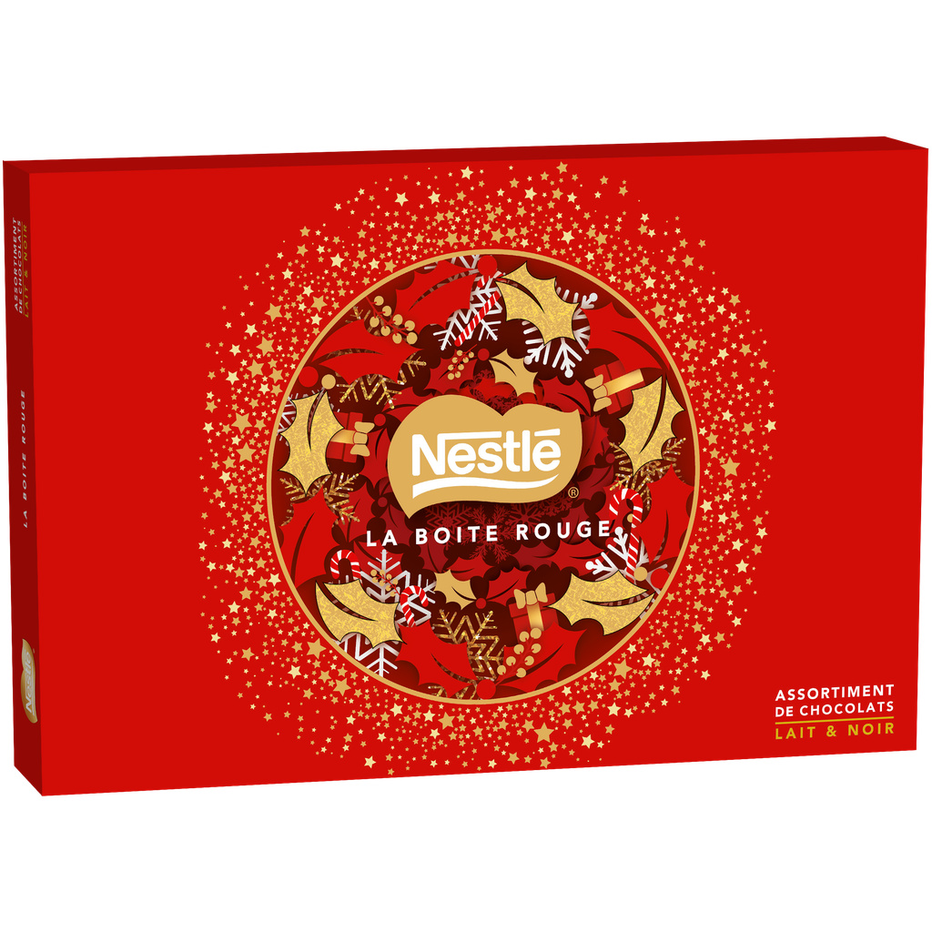 NESTLE La Boîte Rouge Lait et Noir 398g